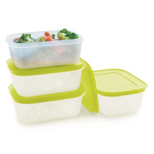 Tupperware? Freezer Mates? PLUS Small Shallow | 4-Piece Container Set