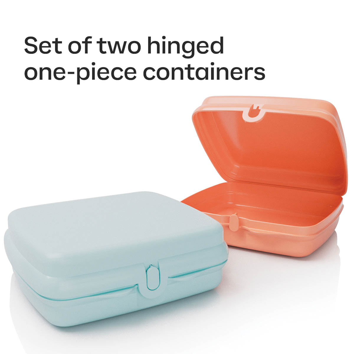Tupperware? Sandwich Keepers - 2 Easy-Open Lunch Boxes for Kids - Image 2