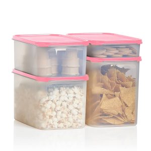 Tupperware? Modular Mates? 4-Piece Set | Rectangular | Food Storage