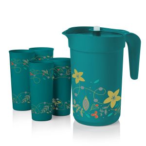 Tupperware? Holiday Holly Pitcher & Tumbler Set | Festive Drinkware Set