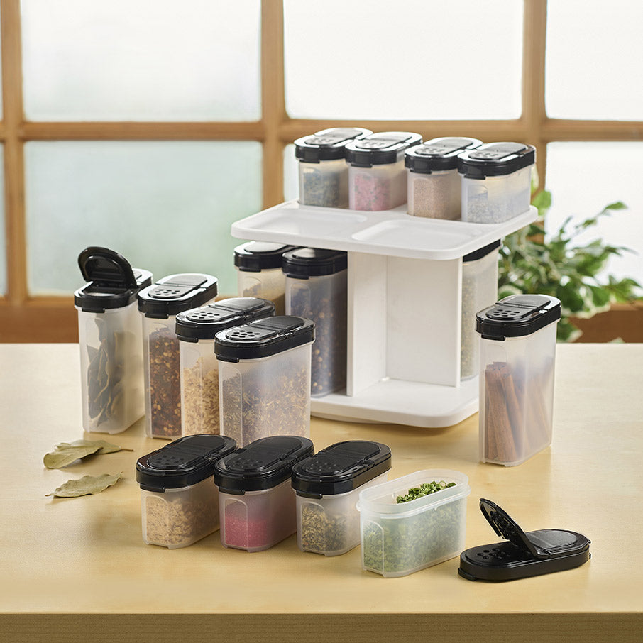 Tupperware? Spice Carousel Set | 17-pc with Small and Large Shakers - Image 3