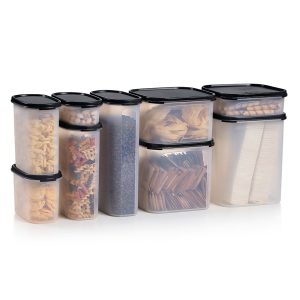 Tupperware? Modular Mates? 9-Piece Set | Oval & Square | Food Storage