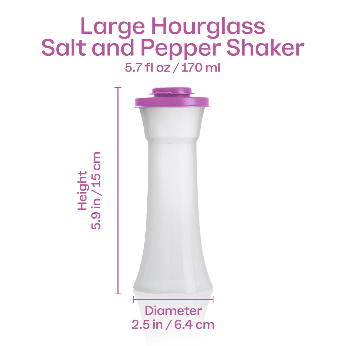 Hourglass Salt and Pepper Shakers | Large - Image 6