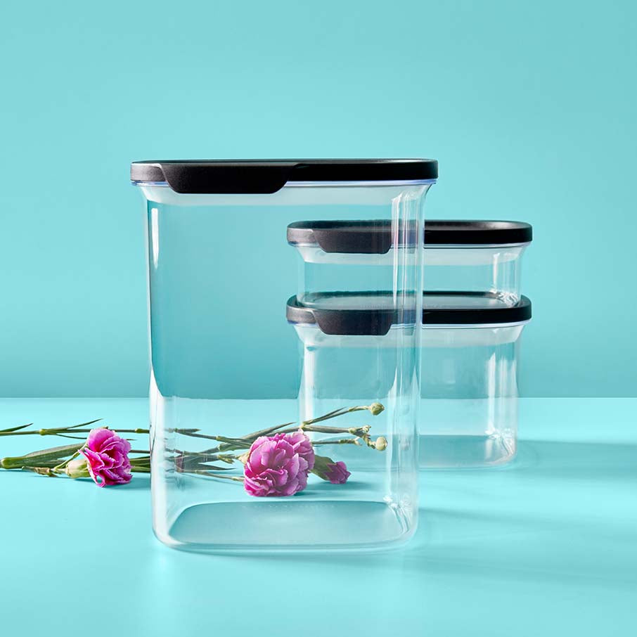 Tupperware? Ultra Clear Square | 5-piece Set - Image 3